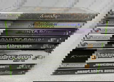 8 XBOX Saints Row + grand theft auto games