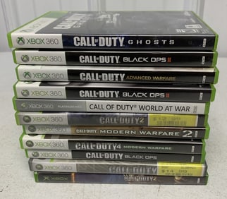 11 XBOX & XBOX 360 Call of Duty games