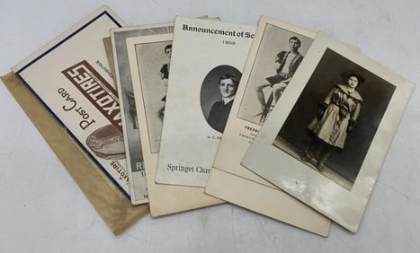 postcards, name card and advertising lot