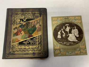 1907 Roosevelt calendar and scrap book
