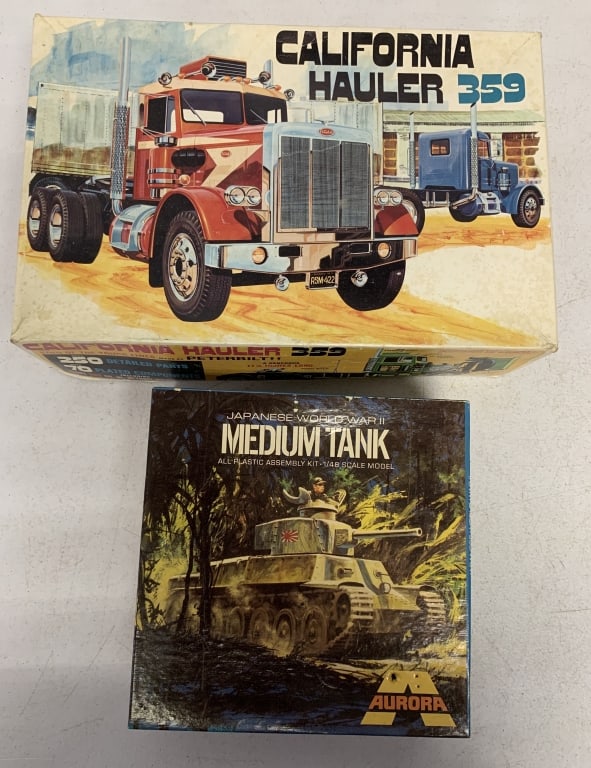 California Hauler & Medium Tank models in boxes (1 of 7)