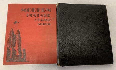 2 stamp albums