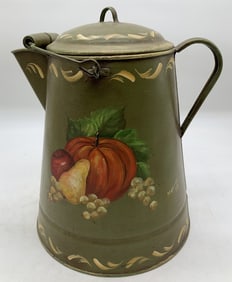 Merna Slabik toleware coffee pot