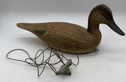 Jimmy Bowden signed duck decoy