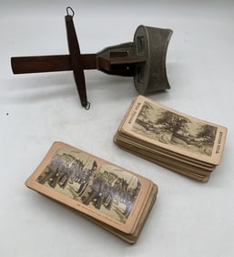 Underwood Stereo viewer and cards