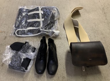 5 pcs,Hession Spats,Pouch,Shoes,Cart Box