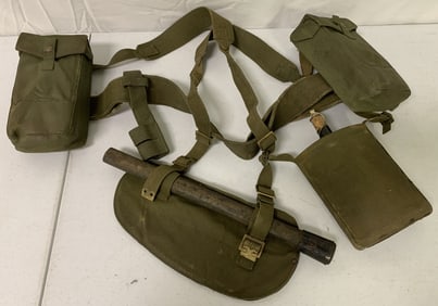 Military Harness with Canteen,Pouches