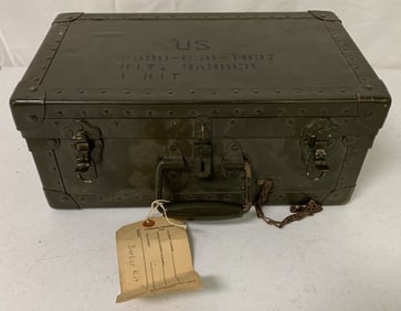 Barber Kit in Metal Case,few Supplies Inside