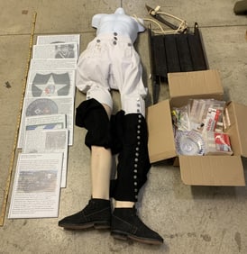 lot of mannequin,placques,,sled,others