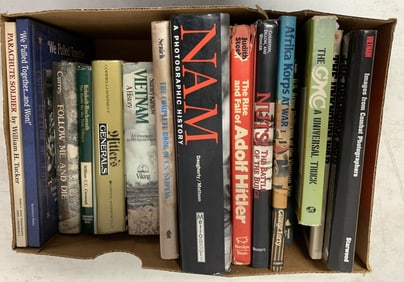 Lot of Books,Hitler,Vietnam,Sniping,others