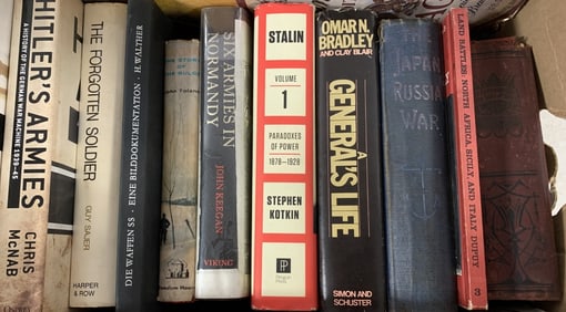 Lot of Books,Stalin,Bradley,Hitler,others