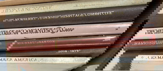 Lot of Books,Hex,Lancaster,Harrisburg