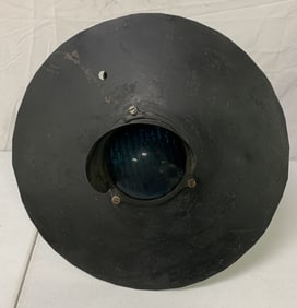 Adlake blue lens railroad signal light