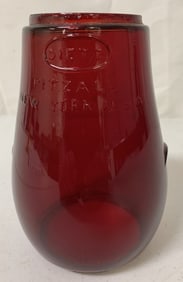 Dietz Fitzall red lantern globe
