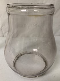 large Ham clear glass globe