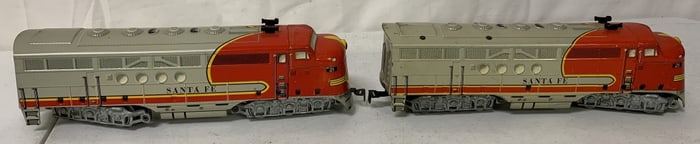 Marx Santa Fe Diesel and dummy engine