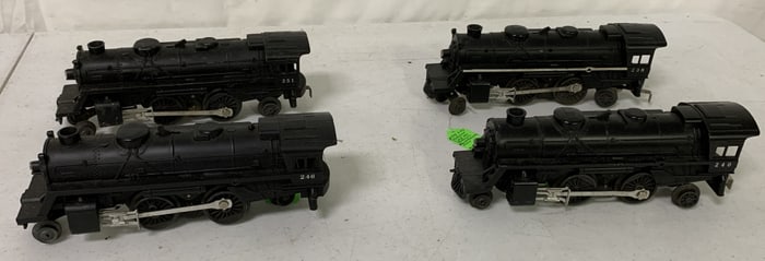 Lionel locomotives 238, 240, 246 and 251