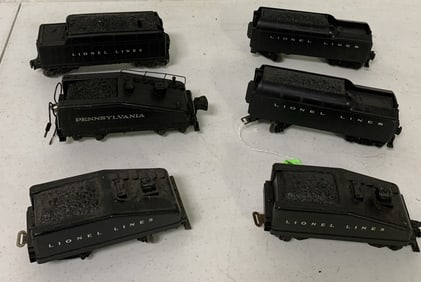 6 Lionel tenders
