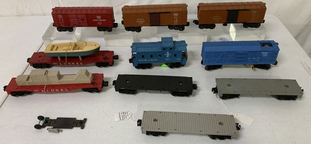 10 Lionel Cars,6801,6014,6821,6464,3386,6017