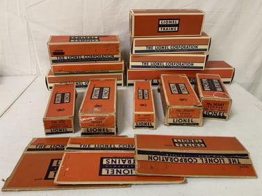 Lot Lionel Empty Boxes,3520,252,3461X,1654T