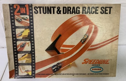Speedline 2in1 Stunt & Drag Race Set/Box