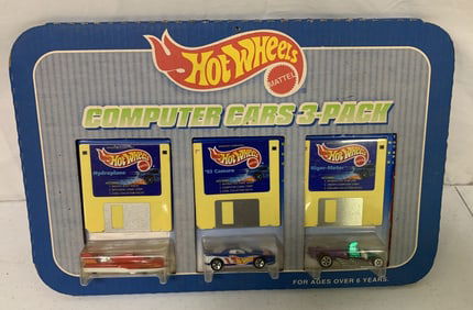 Hot Wheels Computer Cars 3-Pack,NIPkg