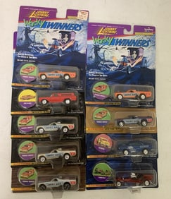 9 Johnny Lightning Wacky Winners in blister pack