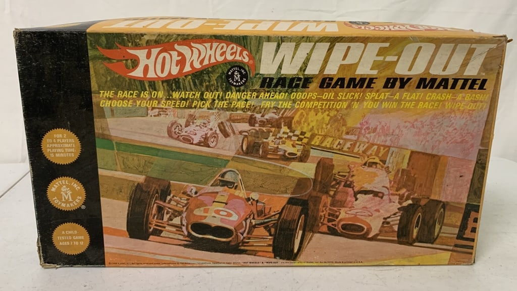 Hot Wheels Wipe-Out Race Game by Mattel (1 of 9)