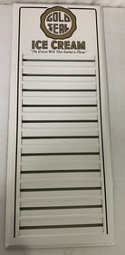Gold Seal Ice Cream menu board