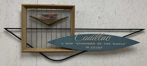 Cadillac advertising display