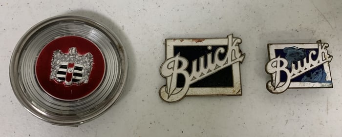Dodge Horn cover and 2 Buick Radiator emblems