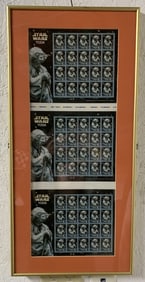 Framed Star Wars Yoda Stamps
