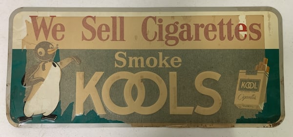 Kool Cigarette Tin Sign