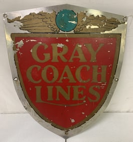 Gray Coach Lines Tin Sign