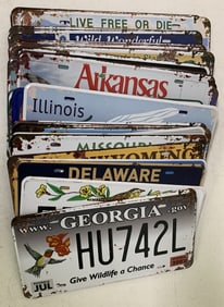 50 embossed replica license plates