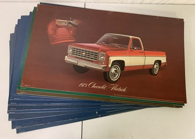 13 Cardboard 1975 Chevrolet Posters