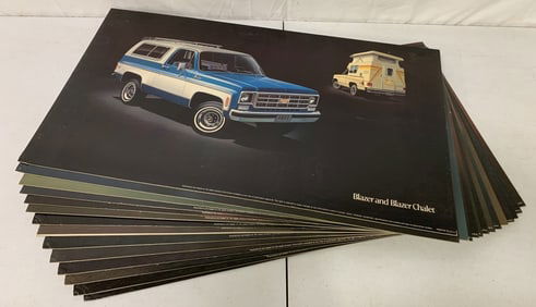 15 Cardboard 1977 Chevrolet Posters