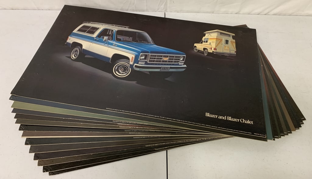 15 Cardboard 1977 Chevrolet Posters (1 of 17)