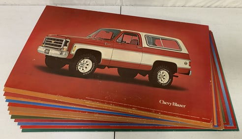 13 Cardboard 1979 Chevrolet Posters