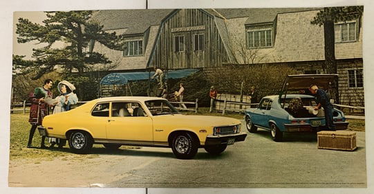 1973 Chevrolet Nova Cardboard Poster