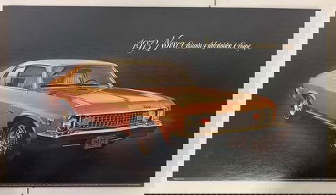 1973 Nova Custom Hatchback Coupe Poster
