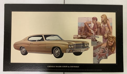 Chevrolet Chevelle Malibu Coupe Poster