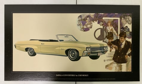 Chevrolet Impala Convertible Cardboard Poster
