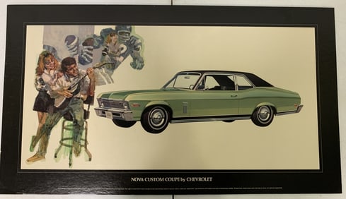 Chevrolet Nova Custom Coupe Poster