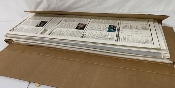 35+ 1983 or 1984 Chevrolet Cardboard Posters