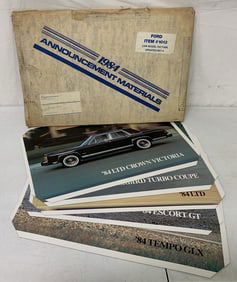 5 1984 Ford Posters w/shipping box