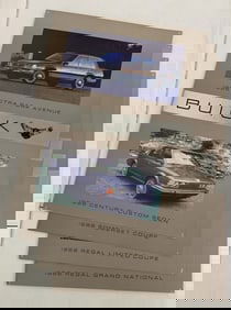 4 1986 Buick Cardboard Posters