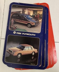 6 1984 Dodge and Plymouth Cardboard Posters