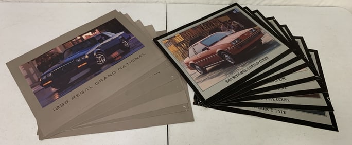 15 1983 & 1986 Buick Cardboard Posters