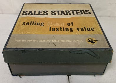 "Sales Starters" Pontiac Dealers' Film Strips